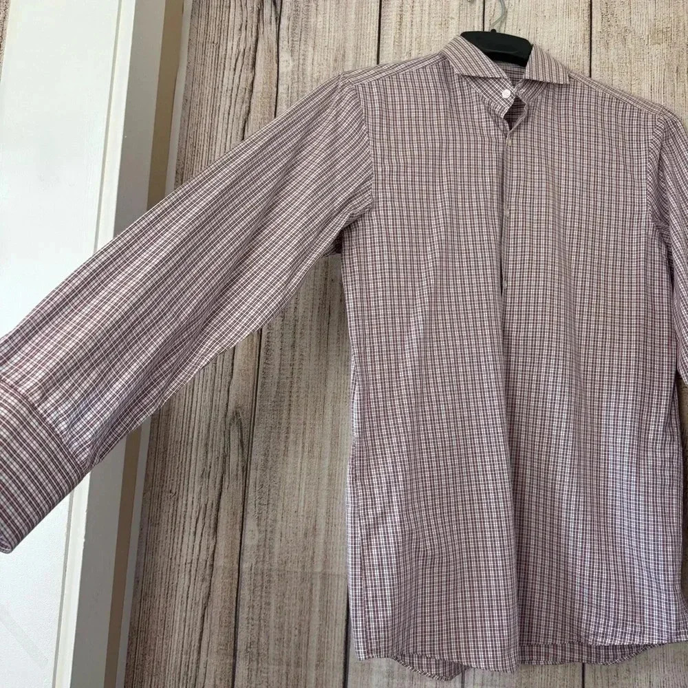 Hugo Boss Mens Sharp Fit Button Up shirt size 15 (32/33) - Picture 5 of 15